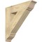 Ekena Millwork Traditional Traditional Rough Sawn Bracket, Douglas Fir, 6"W x 28"D x 28"H BKT06X28X28TRA01RDF - alternate 1